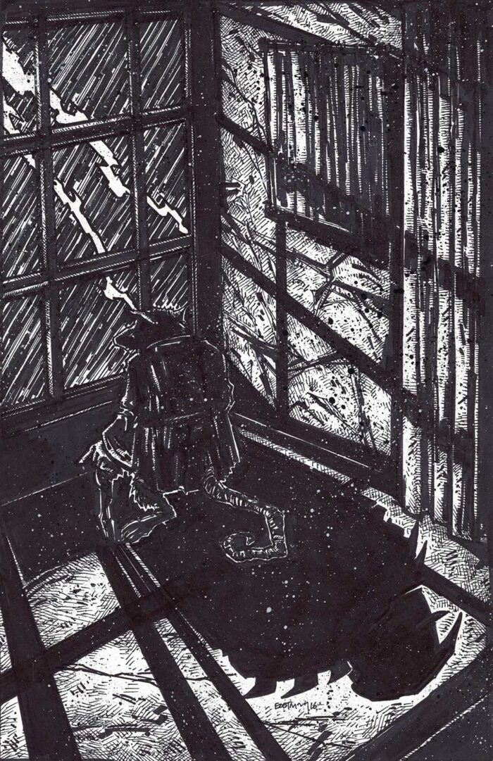 TMNT Issue 64, October 2016  Kevin Eastman Original Art Cover