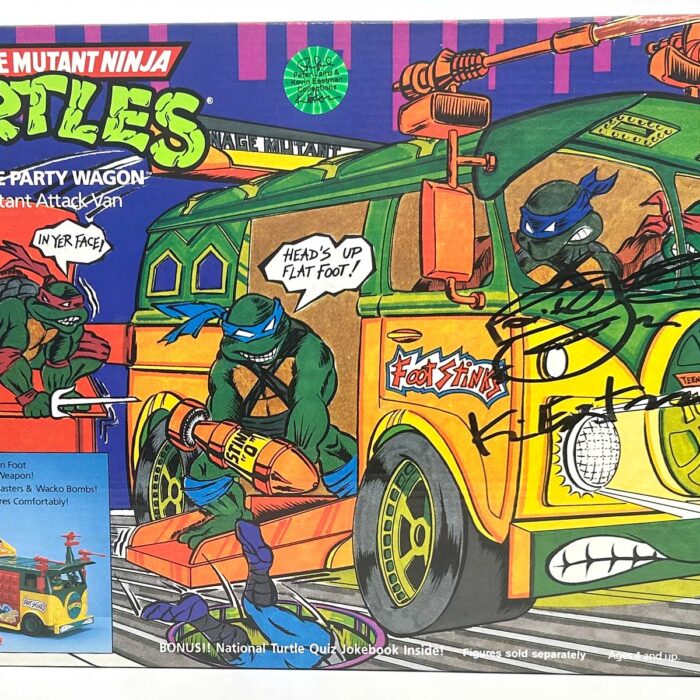 1989 Playmates Turtle Party Wagon Factory Sealed