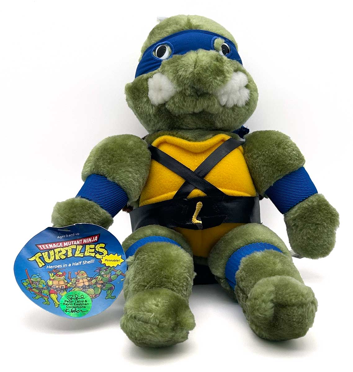 1988 13" Plush Leonardo with Eastman and Laird COA