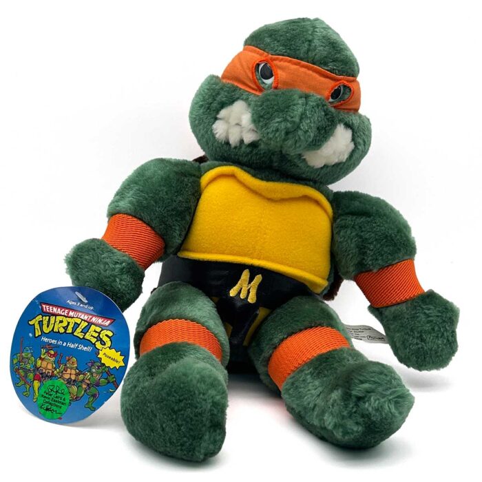1988 13″ Plush Michaelangelo with Eastman and Laird COA