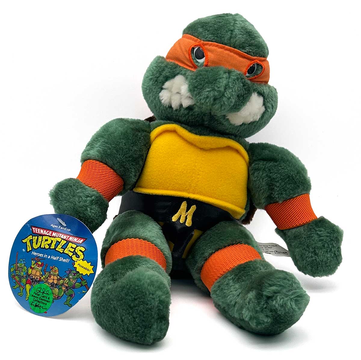 1988 13" Plush Michaelangelo with Eastman and Laird COA
