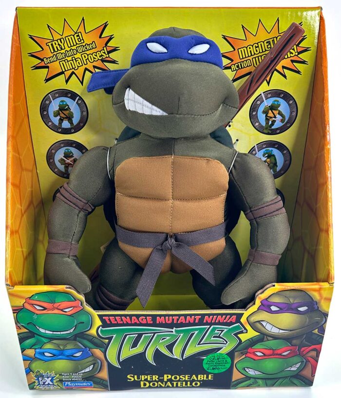 2003 Super-Poseable Donatello! Factory Sealed with Eastman and Laird COA