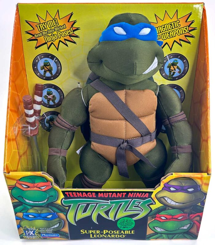 2003 Super-Poseable Leonardo! Factory Sealed with Eastman and Laird COA