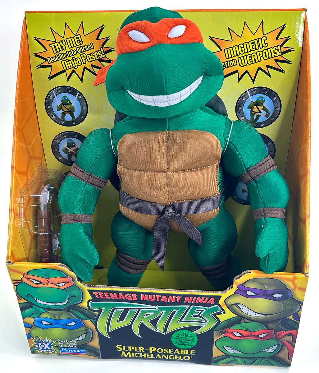 2003 Super-Poseable Michelangelo!, Factory Sealed with Eastman and Laird COA