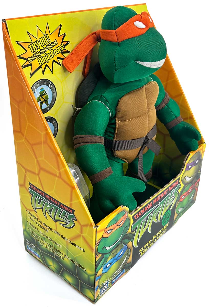 2003 Super-Poseable Michelangelo!, Factory Sealed with Eastman and Laird COA - Image 3