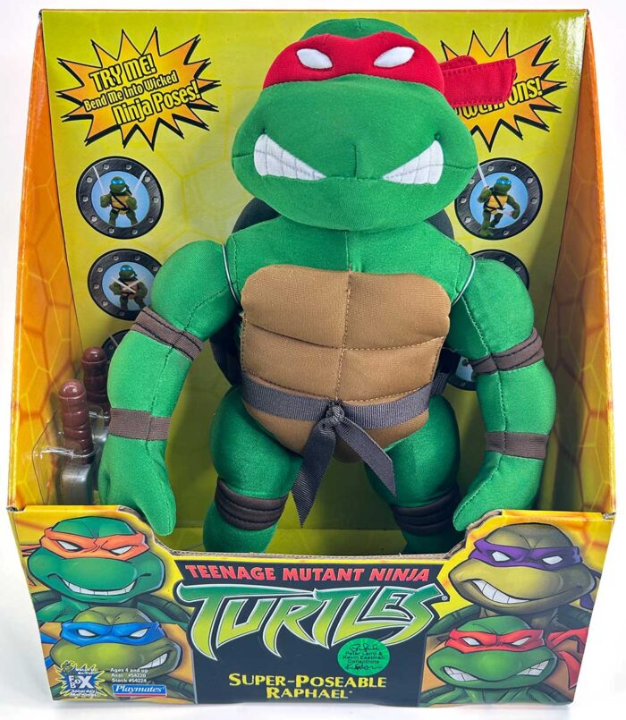 2003 Super-Poseable Raphael!, Factory Sealed with Eastman and Laird COA