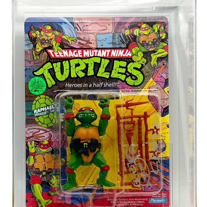 1988 Playmates TMNT Raphael 10 Back, On An Unpunched Card