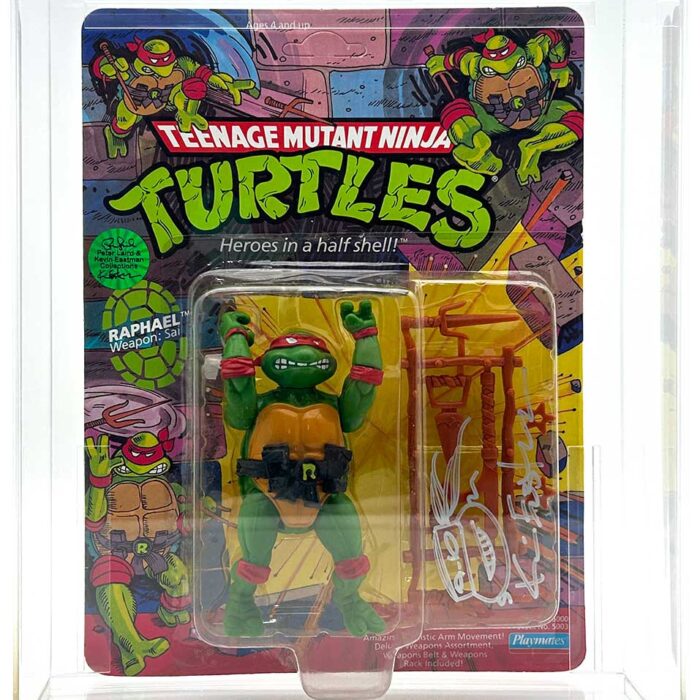 1988 Playmates TMNT Raphael 10 Back, On An Unpunched Card