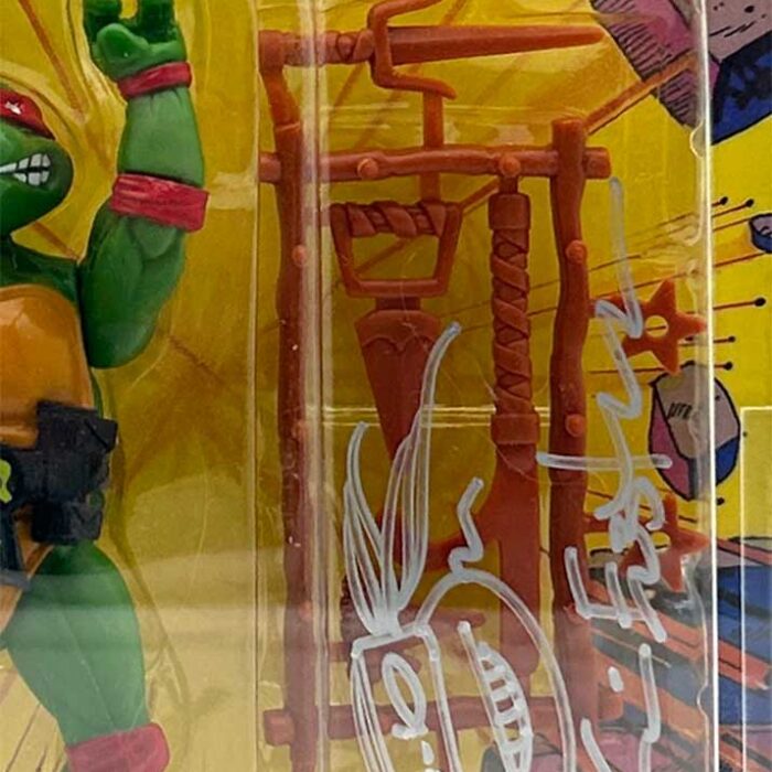 1988 Playmates TMNT Raphael 10 Back, On An Unpunched Card