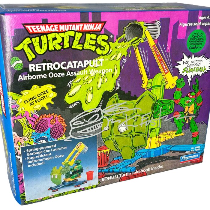 1989 Retrocatapult (Factory Sealed) with Eastman and Laird COA AND Signed with Remarque by Kevin Eastman