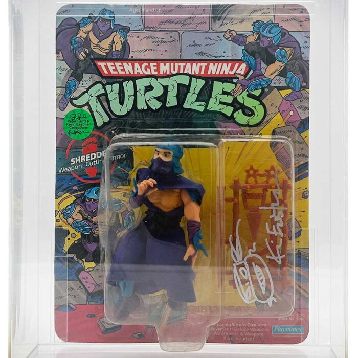 1988 Playmates TMNT, Shredder 10 Back, On An Unpunched Card
