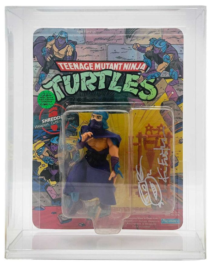 1988 Playmates TMNT, Shredder 10 Back, On An Unpunched Card