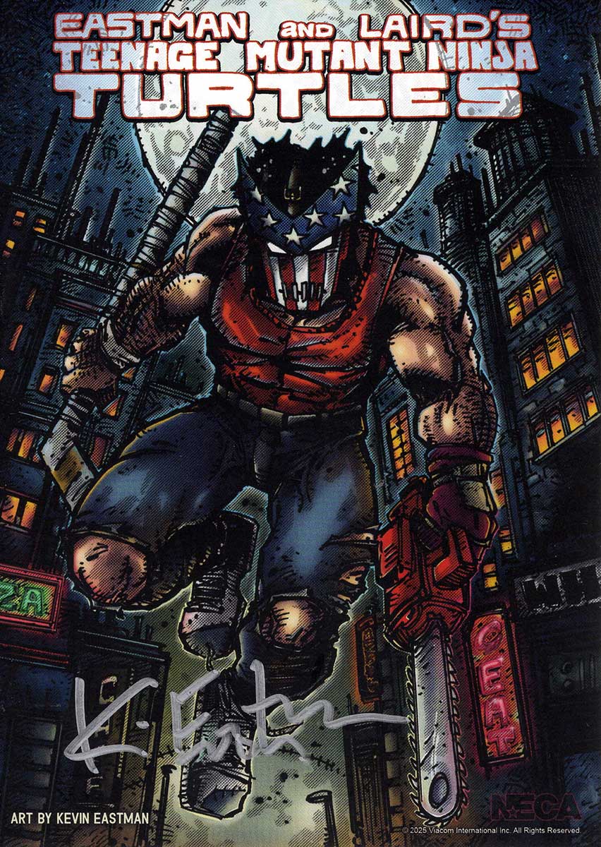 TMNT (Mirage Comics) Ultimate Bodycount Casey Jones with Signed, Exclusive Postcard - Image 2