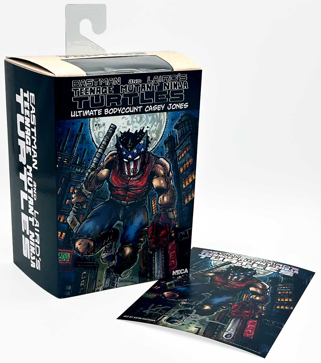 TMNT (Mirage Comics) Ultimate Bodycount Casey Jones with Signed, Exclusive Postcard