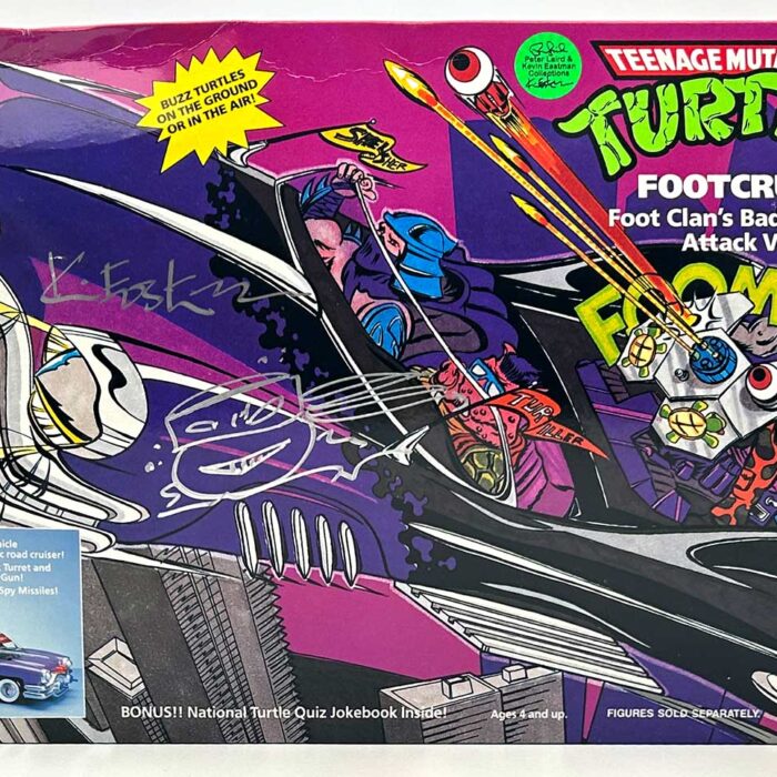 1989 Footcruiser (Factory Sealed) with Eastman and Laird COA AND Signed with Remarque by Kevin Eastman