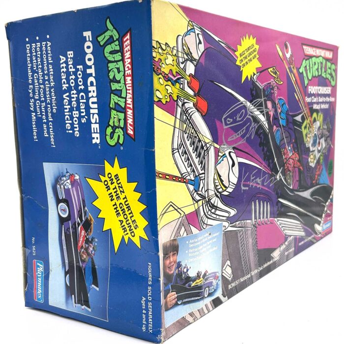 1989 Footcruiser (Factory Sealed) with Eastman and Laird Hologram COA AND Signed with Remarque by Kevin Eastman