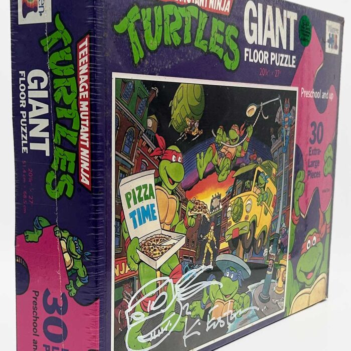 1989 Giant Puzzle (Factory Sealed) with Eastman and Laird COA AND Signed with Remarque by Kevin Eastman