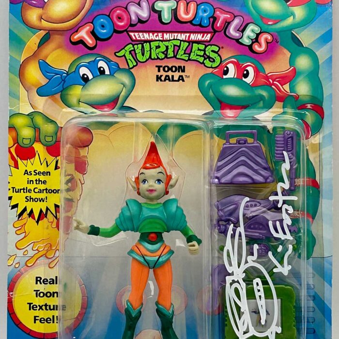 1992 Playmates Toon Kala Signed with Headsketch Remarque and Hologram Label of Provenance