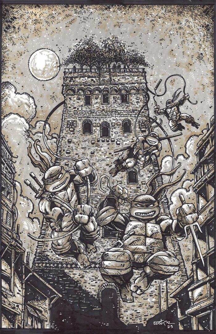Stunning 2025 Original Art –  for LUCCA Italy convention