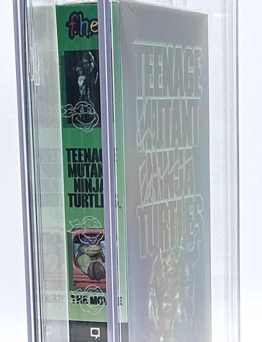 TMNT The Movie VHS 1990 CGC Pedigree Collection Grade 9.8 Signed