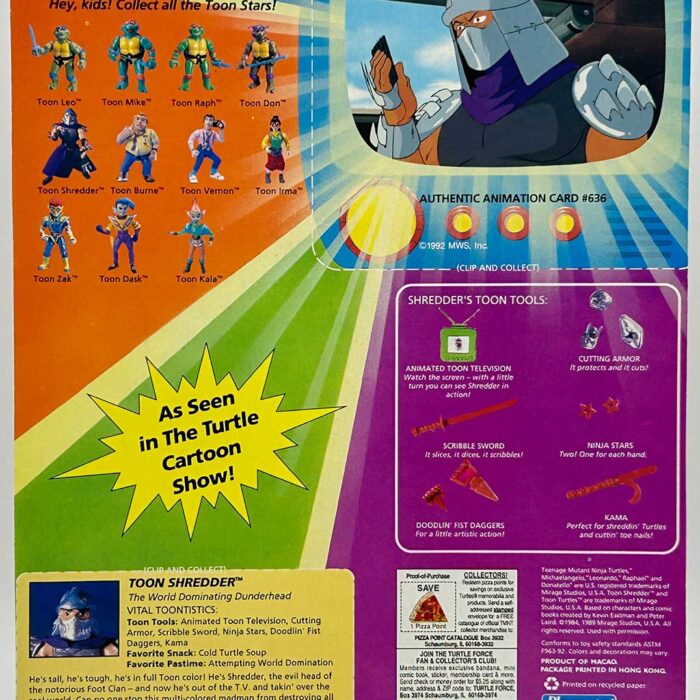 1992 Playmates Toon Shredder