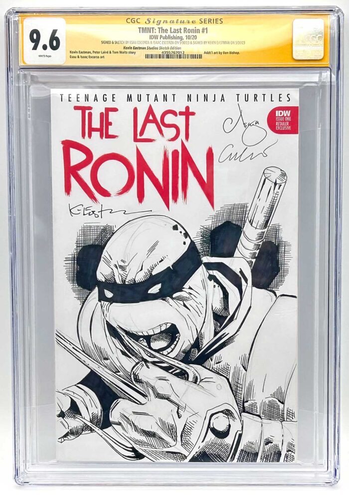 Teenage Mutant Ninja Turtles The Last Ronin #1 KESI Sketch Edition CGC 9.6 Sketched