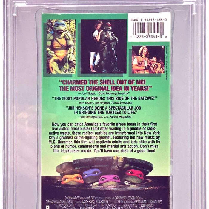 TMNT The Movie VHS 1990 CGC Pedigree Collection Grade 9.8 Signed