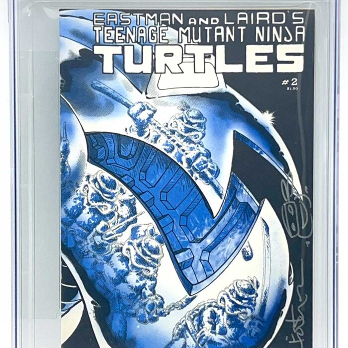 TMNT Book 2 Second Printing CGC Signature Series 9.8 Signed with Remarque