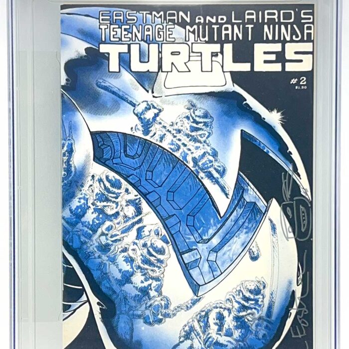 TMNT Book 2 First Printing CGC Signature Series 9.8 Signed with Remarque