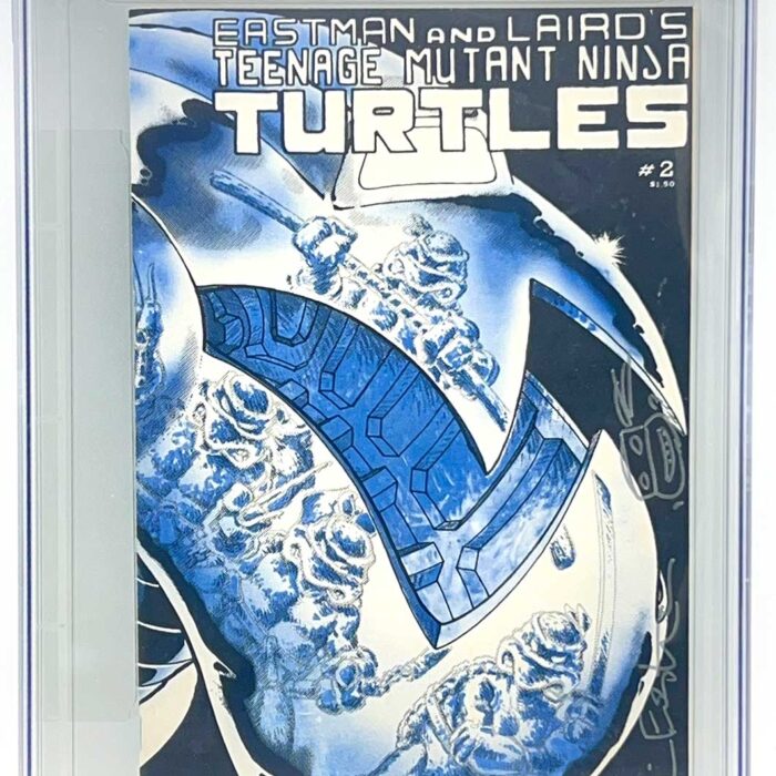 TMNT Book 2 First Printing CGC Signature Series 9.8 Signed with Remarque