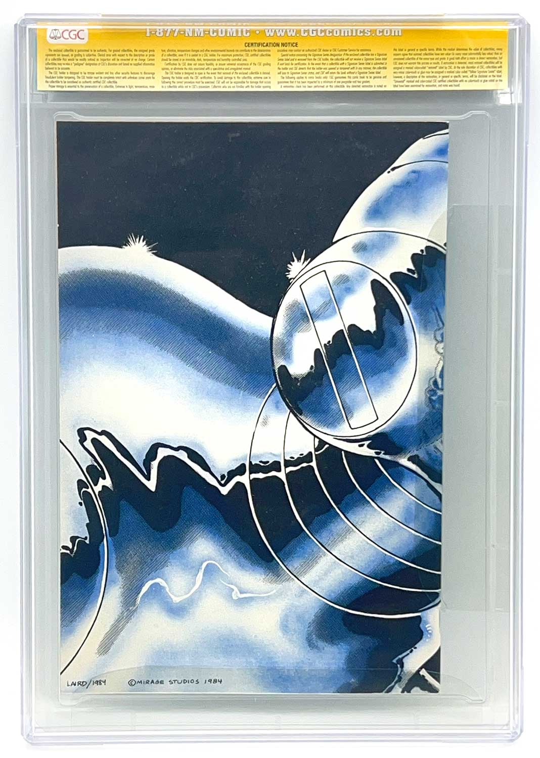 TMNT Book 2 First Printing CGC Signature Series 9.8 Signed with Remarque - Image 2