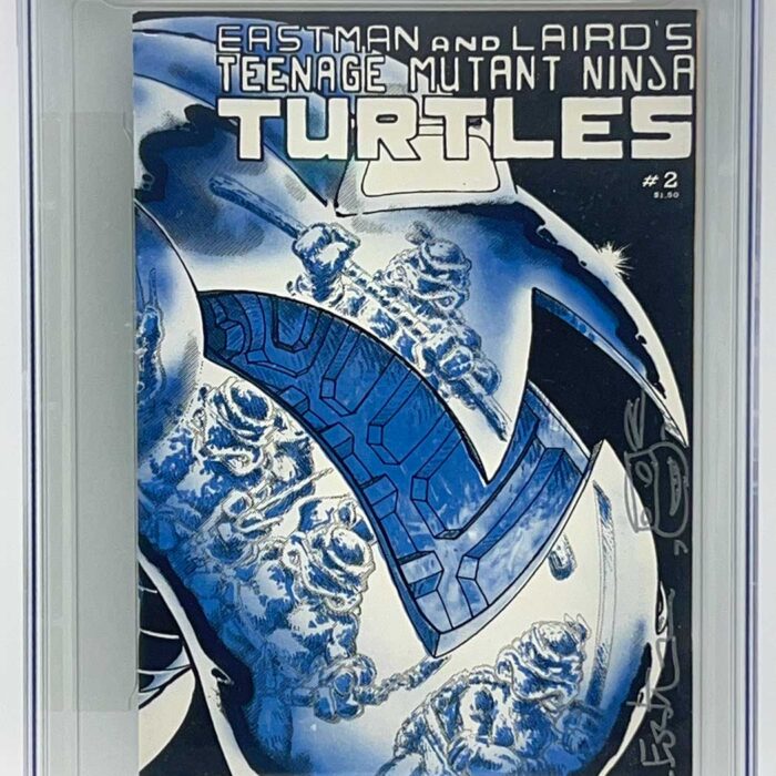 TMNT Book 2 First Printing CGC Signature Series 9.4 Signed with Remarque