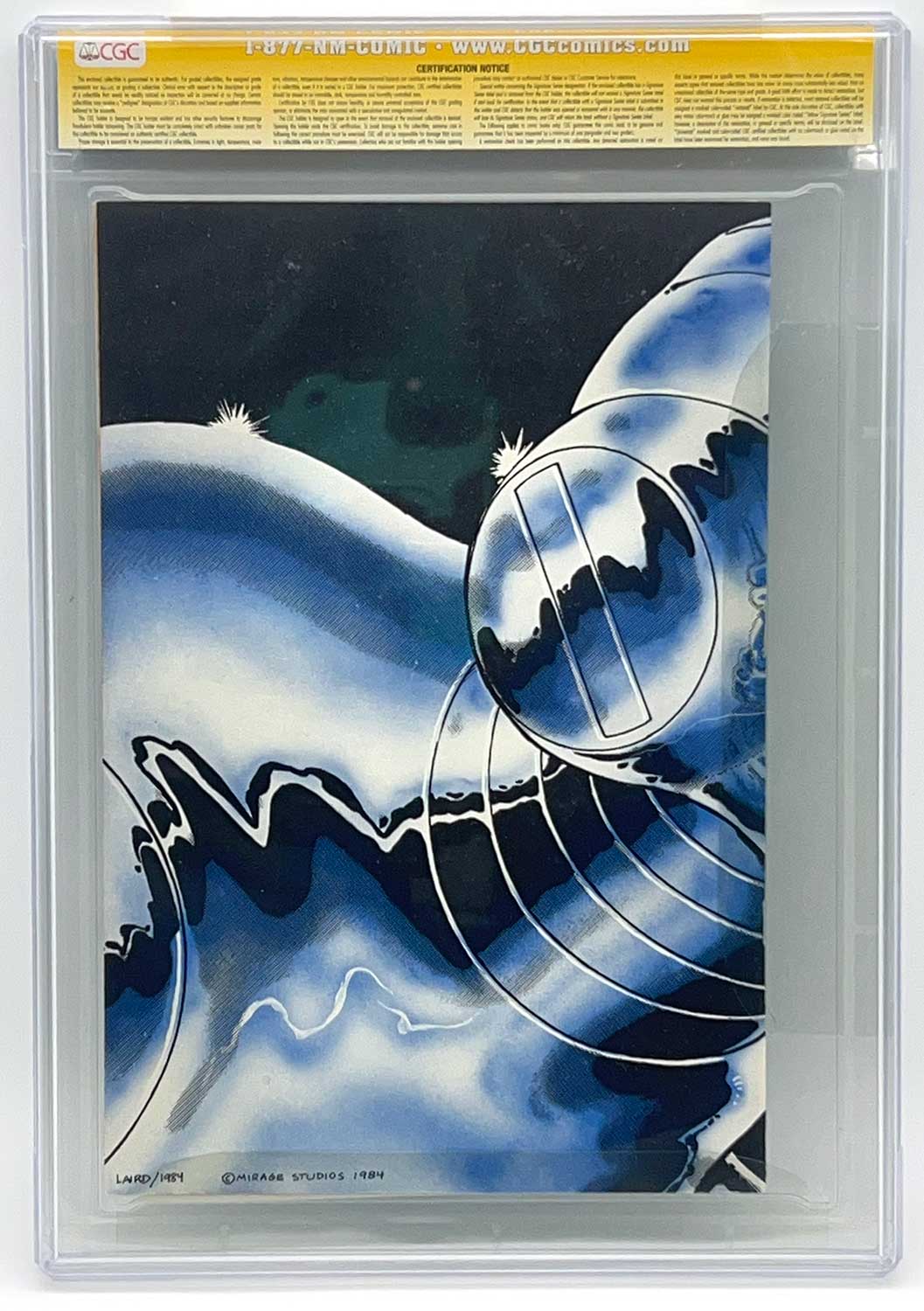 TMNT Book 2 First Printing CGC Signature Series 9.4 Signed with Remarque - Image 2