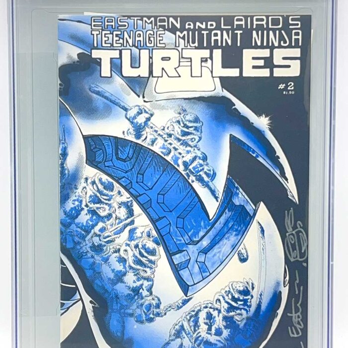 TMNT Book 2 Second Printing CGC Signature Series 9.6 Signed with Remarque