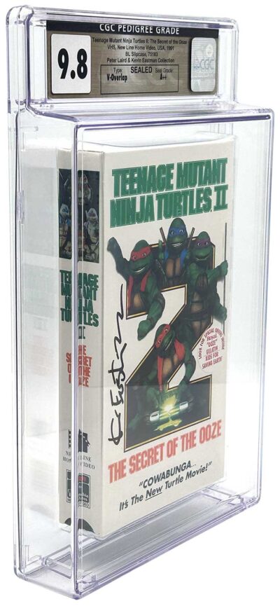 TMNT Movie 2: The Secret of the Ooze 1991 VHS CGC Pedigree