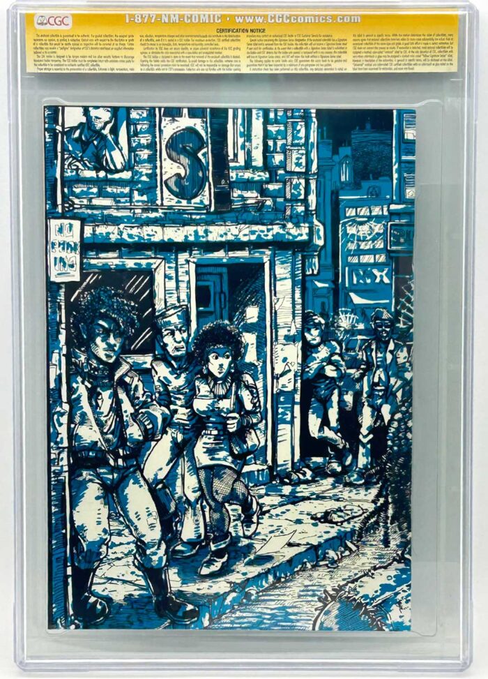 TMNT Book 3 NYCC Variant CGC Signature Series 9.6 Signed with Remarque