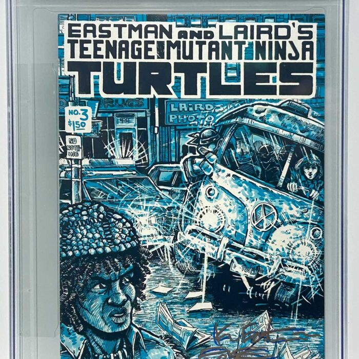 TMNT Book 3 First Printing CGC Signature Series 9.4 Signed with Remarque