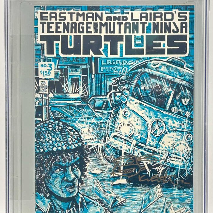 TMNT Book 3 First Printing CGC Signature Series 9.4 Signed with Remarque