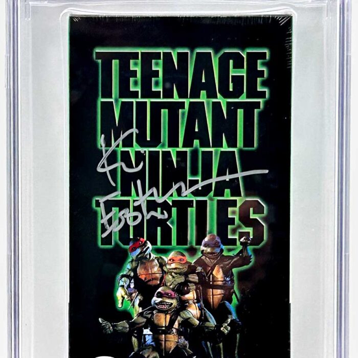 TMNT  The Movie VHS 1990 CGC Pedigree Collection Grade 9.8 Signed
