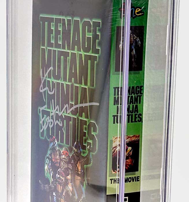 TMNT  The Movie VHS 1990 CGC Pedigree Collection Grade 9.8 Signed