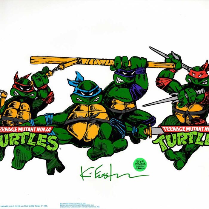 1989 Vintage Fan Club Book Cover Poster Signed by Kevin – Four Dudes