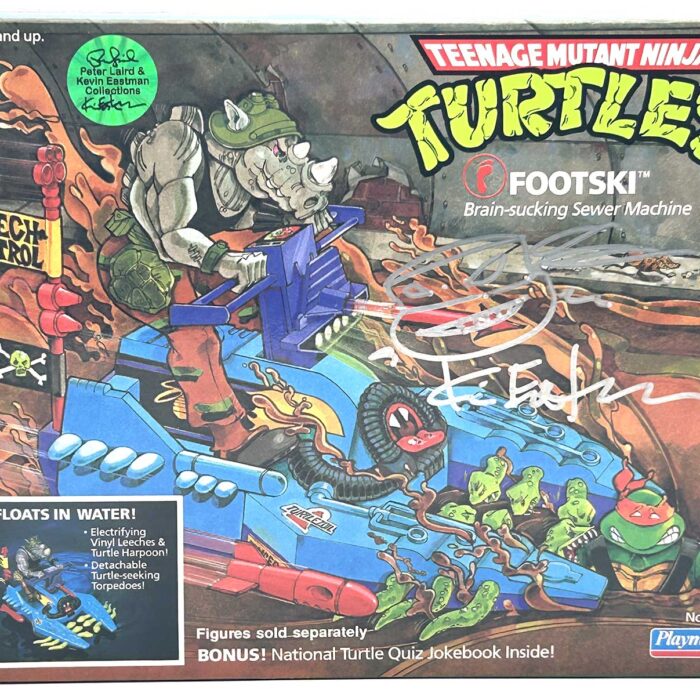 1989 Footski (Factory Sealed) with Eastman and Laird Hologram COA AND Signed with Remarque by Kevin Eastman