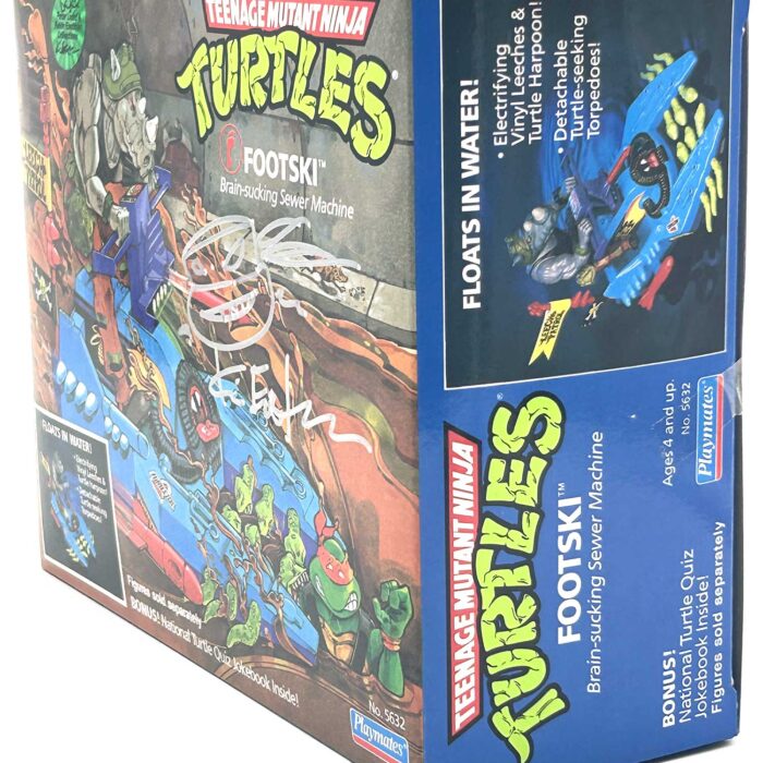1989 Footski (Factory Sealed) with Eastman and Laird Hologram COA AND Signed with Remarque by Kevin Eastman
