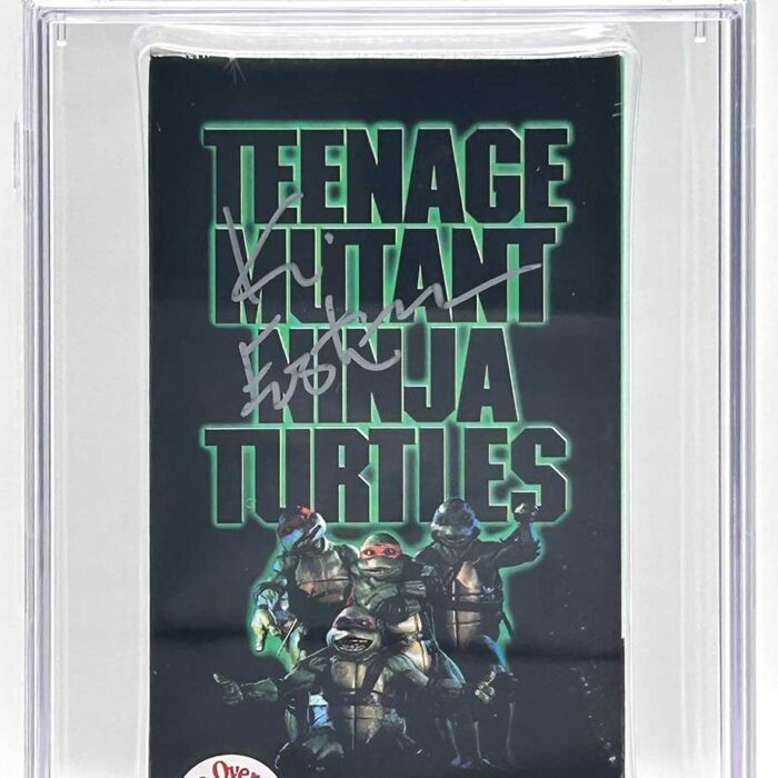 TMNT  The Movie VHS 1990 CGC Pedigree Collection Grade 9.8 Signed
