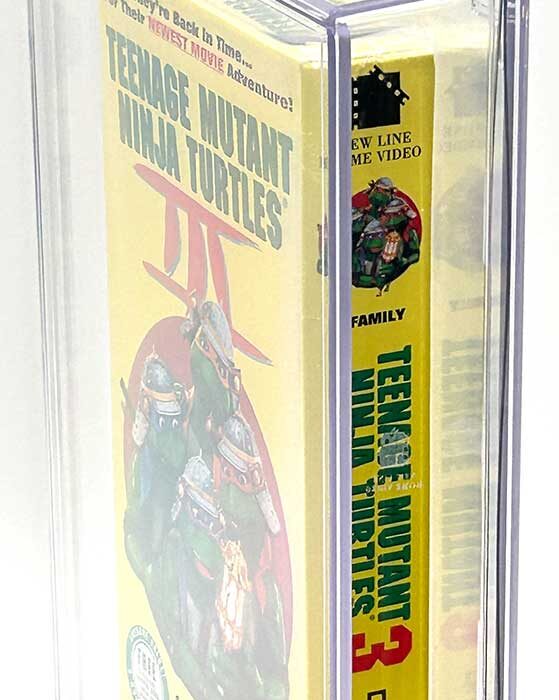 TMNT Movie III VHS CGC Pedigree Grade 9.8 SIGNED