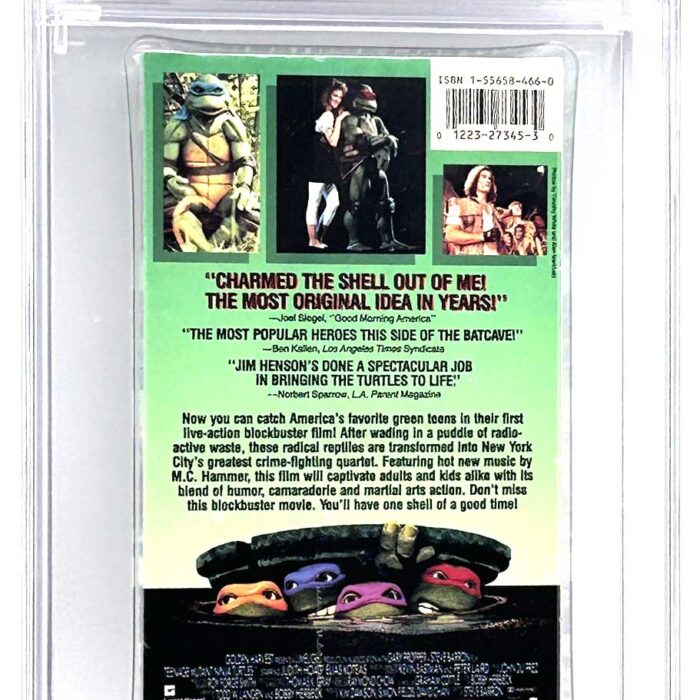 TMNT  The Movie VHS 1990 CGC Pedigree Collection Grade 9.8 Signed