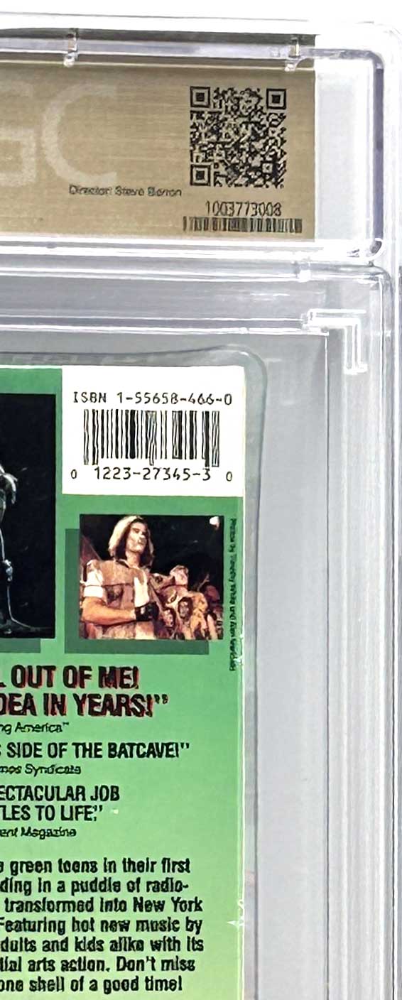 TMNT The Movie VHS 1990 CGC Pedigree Collection Grade 9.8 Signed - Image 3