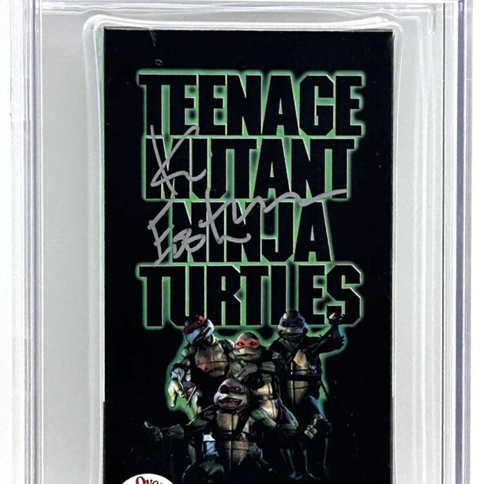 TMNT  The Movie VHS 1990 CGC Pedigree Collection Grade 9.8 Signed