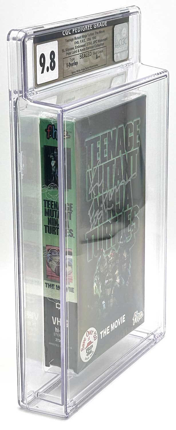 TMNT The Movie VHS 1990 CGC Pedigree Collection Grade 9.8 Signed - Image 4