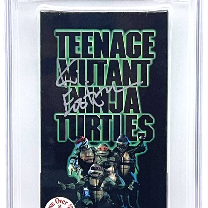 TMNT The Movie VHS 1990 CGC Pedigree Collection Grade 9.8 Signed